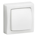 Interruptor / conmutador / pulsador OTEO 10A monobloc blanco