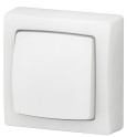 Interruptor / conmutador / pulsador OTEO 10A monobloc blanco