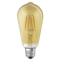 Lámpara Smart+ WiFi CL Edison Gold DIM 53 6W/824 E27