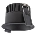 Foco LED SP Darklight fijo P 8W 927 PS regulable IP44 negro