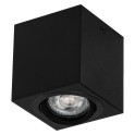 Luminaria SPOT superficie SQUARE negro GU10