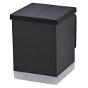 Luminaria exterior pared ENDURA STYLE solar QUADRO gris oscuro