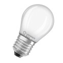 Lámpara LED Classic P 40 Filament P 4W 827 Frosted E27