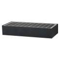 Luminaria exterior ENDURA solar BRICKLUME WIDE SEN gris oscuro