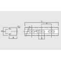 Perfil Strut 41x41x2,0 longitud 3000mm KlimaProof