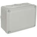 Caja estanca Ybox de conexión 153x110x65mm marca N (Aenor) sin conos, gris.