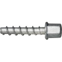 Tornillo directo a hormigón BTS H 6-50 manguito M8 gris cincado aluminio