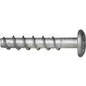 Tornillo directo a hormigón BTS B 6-55/5 cabeza alomada gris cincado aluminio