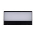 Aplique LED Emi 8W Iluminación bidireccional 3000K 170x45x80mm negro