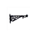 Brazo farol Villa aluminio negro 52cm 540x320x65mm