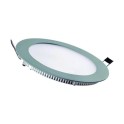 Downlight LED ROY circular 6W 3000K diámetro 118x11mm corte diámetro 100mm plata