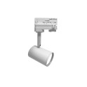 Foco LED carril CLARA para GU10 trifásico blanco 24º potencia máxima 50W 105x130x35mm