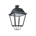 Farol LED Villa 40W 4000K 390x390x710mm acero chapa negro