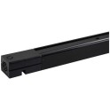 Carril trifásico negro para foco led carril 1m