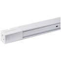 Carril trifásico blanco para foco led carril 2m