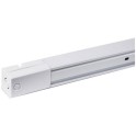 Carril trifásico blanco para foco led carril 1m