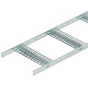 Bandeja escalera perforada con peldaño 35x600x3000 galvanizado acero