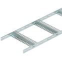 Bandeja escalera perforada con peldaño 35x500x3000 galvanizado acero