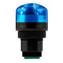 Piloto para cuadros P40 A LED azul 12/24V AC/DC negro