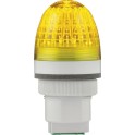 Luminaria intermitente P40-S amarillo 12/24V CC/CA gris