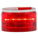 Modulo luminoso luz fija ELYPS LM lente transparente rojo