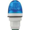 Luminaria intermitente P40-JUNIOR azul 12/24V CC/CA gris