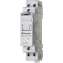 Telerruptor modular/conmutador 3 secuencias 2NA 16A SERIE 20, montaje carril 35mm, 110V DC, contactos AgNi (emb.1u)