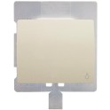 Tecla pulsador luz serie Mega IP44 blanco perla mabe