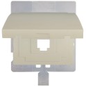 Tapa articulada para RJ45 IP44 serie Mega blanco perla mabe