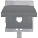 Tapa articulada para RJ45 IP44 serie Mega aluminio fusión