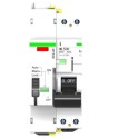 Reconectador automatico compacto con+Diferencial combinado DPN industrial 1P+N 32A curva C 6kA Clase A