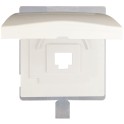 Tapa para conector RJ45 serie Style blanco polar