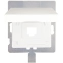 Tapa para conector RJ45 serie Miro blanco mate