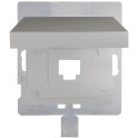 Tapa para conector RJ45 serie Miro aluminio metalizado