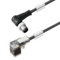 Conector para válvula acodado SAIL-VSCD-M12W-3U