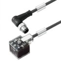 Conector para válvula acodado SAIL-VSA-M12W-5U