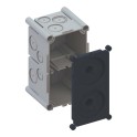 Caja combinada empotrada 2x1