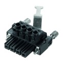 Conector BVZ 7.62HP/04/180RSH150SN BK BX para placa circuito impreso