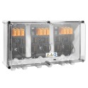 Combinador 1000V 3 MPPT 3 entradas/3 salidas por MPPT prensaestopas