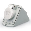 Base inclinada IEC309 3P IP44 32A 12h 40-50V corriente alterna