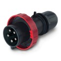 Clavija OPTIMA 3P+N+T 63A 346-415V rojo