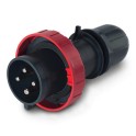 Clavija OPTIMA 3P+T 32A 380-415V rojo