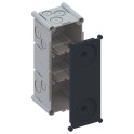 Caja combinada empotrada 3x1