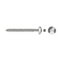 Tornillo madera inviolable TIC 7x85mm cincado