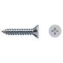 Tornillo rosca chapa DIN7982 4.2x19mm lacado blanco