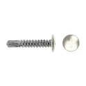 Tornillo para aluminio cabeza baja FST 4.2x13mm lacado blanco