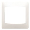 Placa 4 elementos horizontal serie Coral sin bastidor en blanco