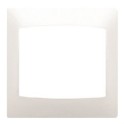 Placa 3 elementos horizontal serie Coral sin bastidor en blanco