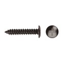 Tornillo para aluminio cabeza baja FS 4.2x13mm cincado negro