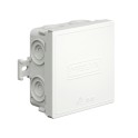 Caja de conexiones de cables IP55 85x85x37mm blanco